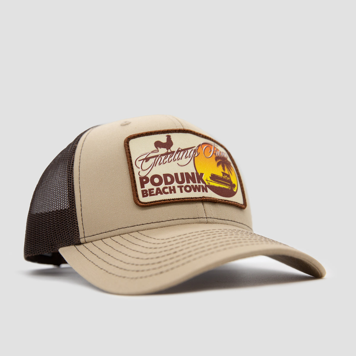 Podunk Beach Town Snapback Hat
