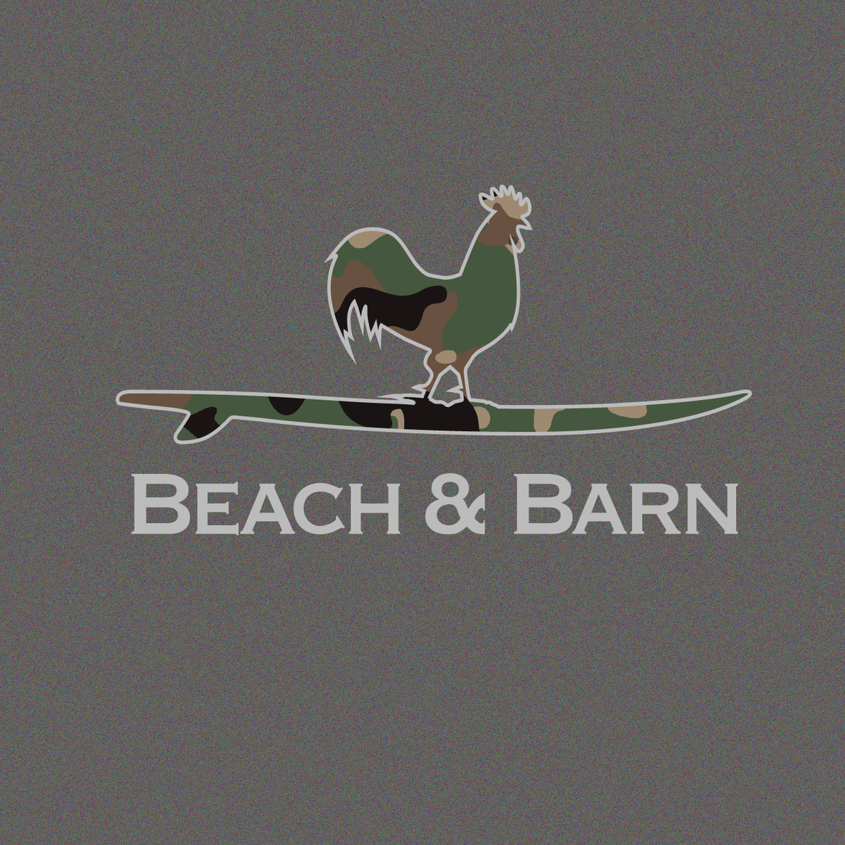 Surfing Rooster Camo Long Sleeve Tee Shirt