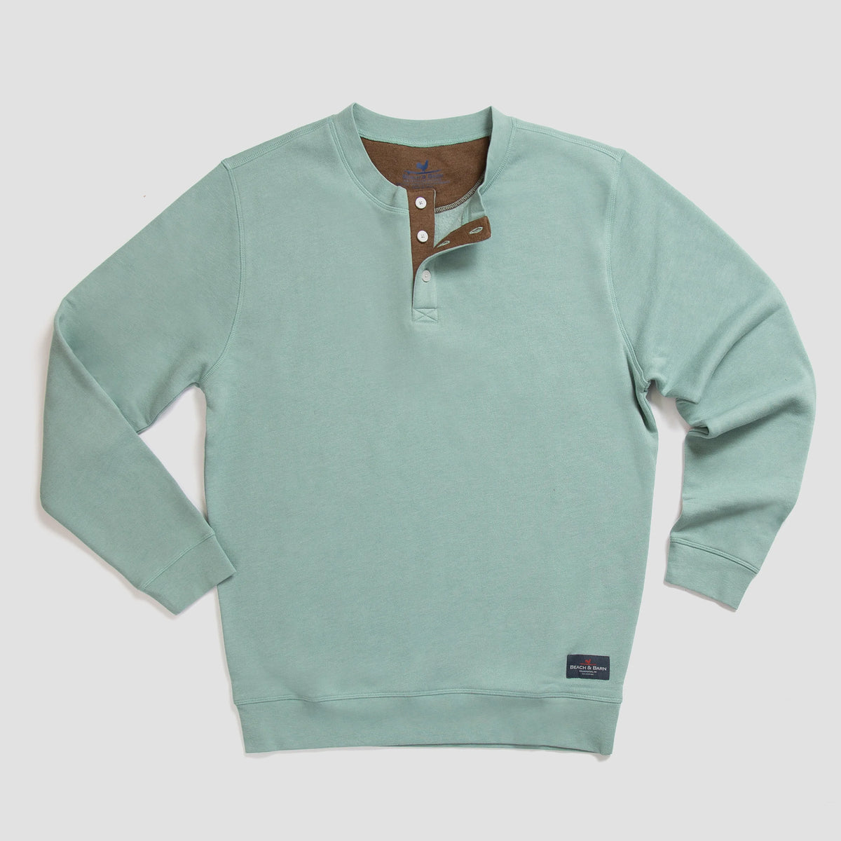 Sale - Brew Crew Henley Pullover Sweatshirt