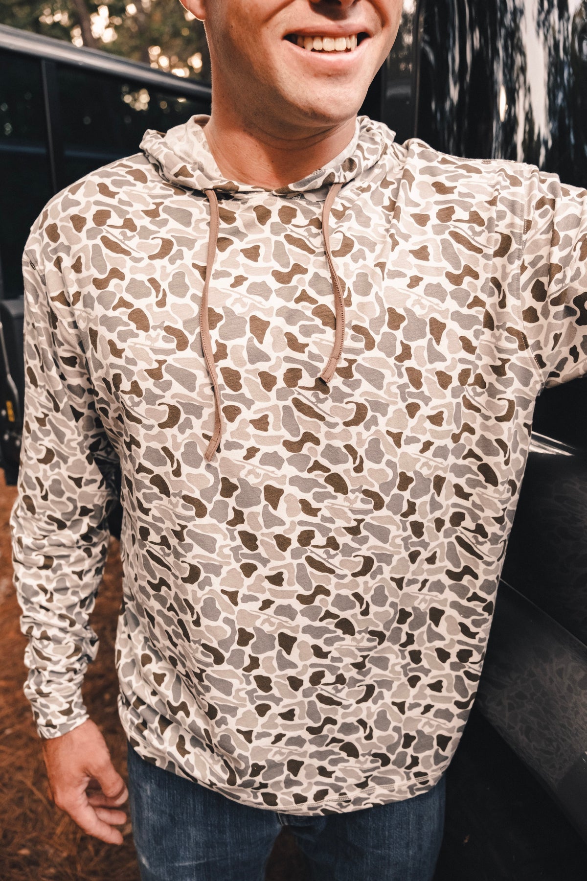 Woodlands Camo Hooded Tee