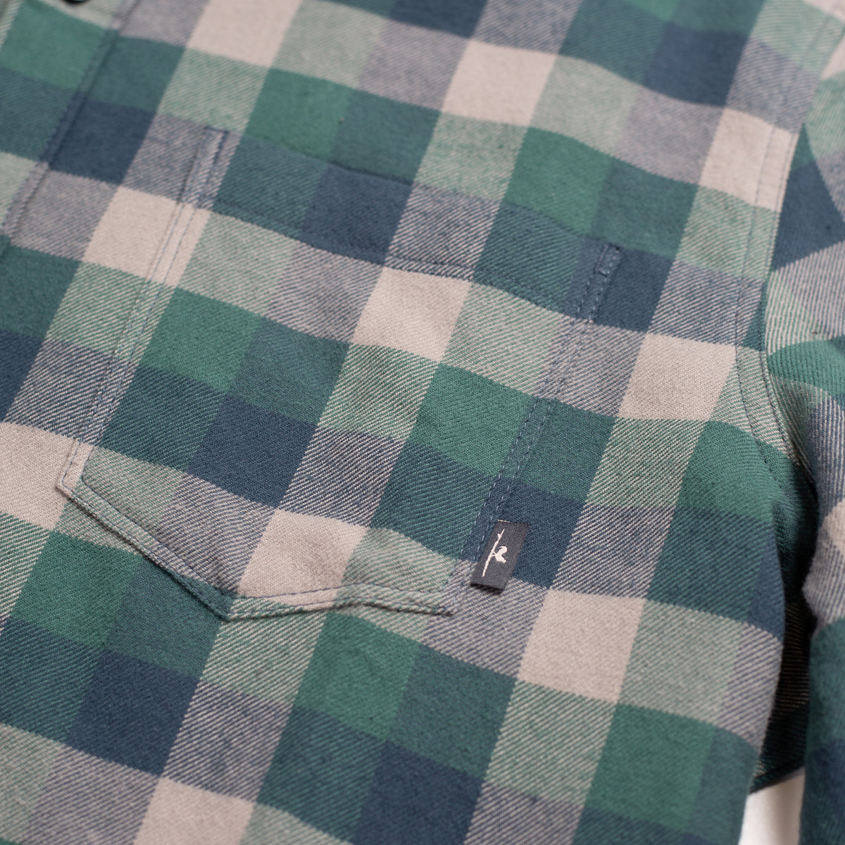 Sale - Traveler&#39;s Check Long Sleeve Flannel Shirt