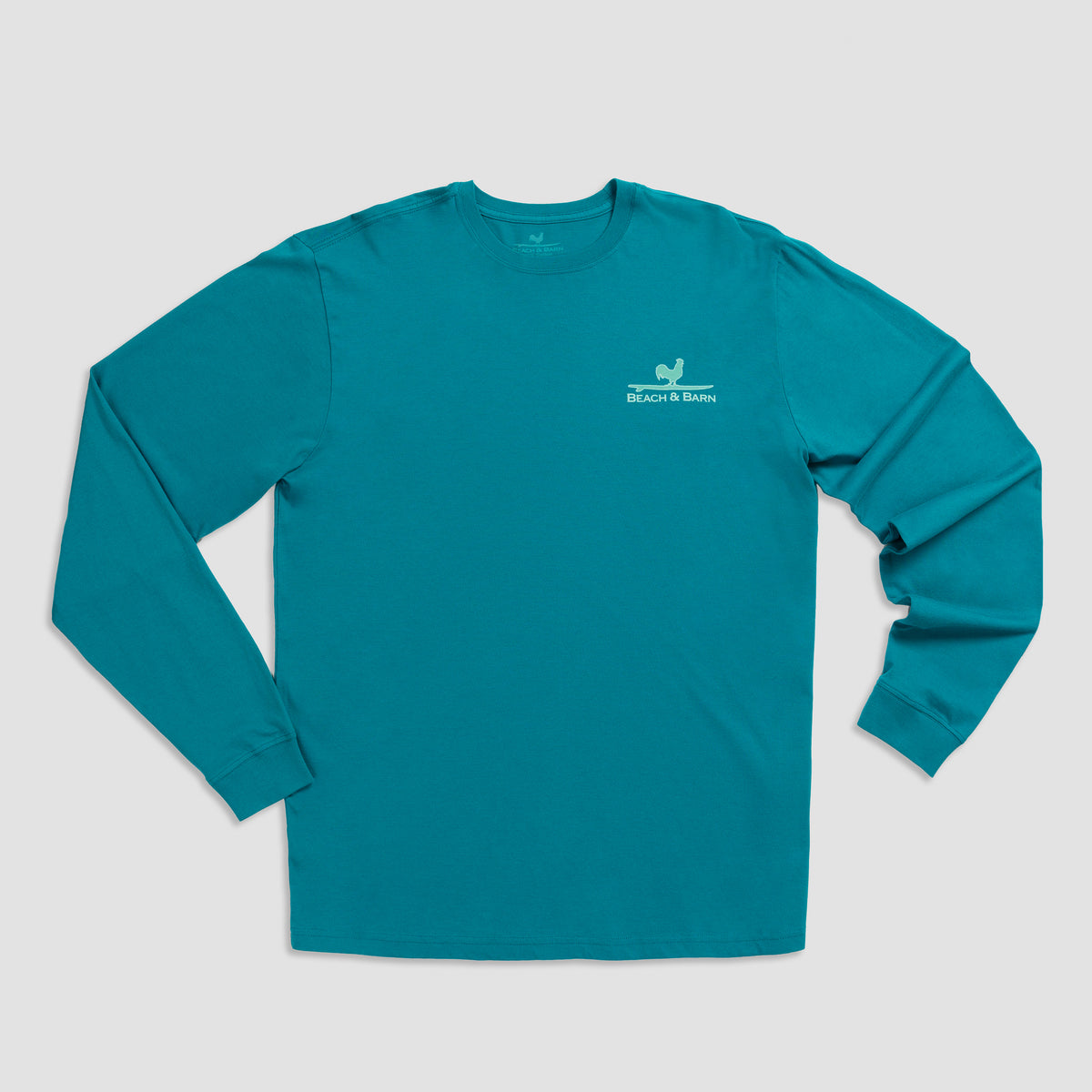 Sale - Tractor Pool Long Sleeve Tee Shirt L Deep Teal