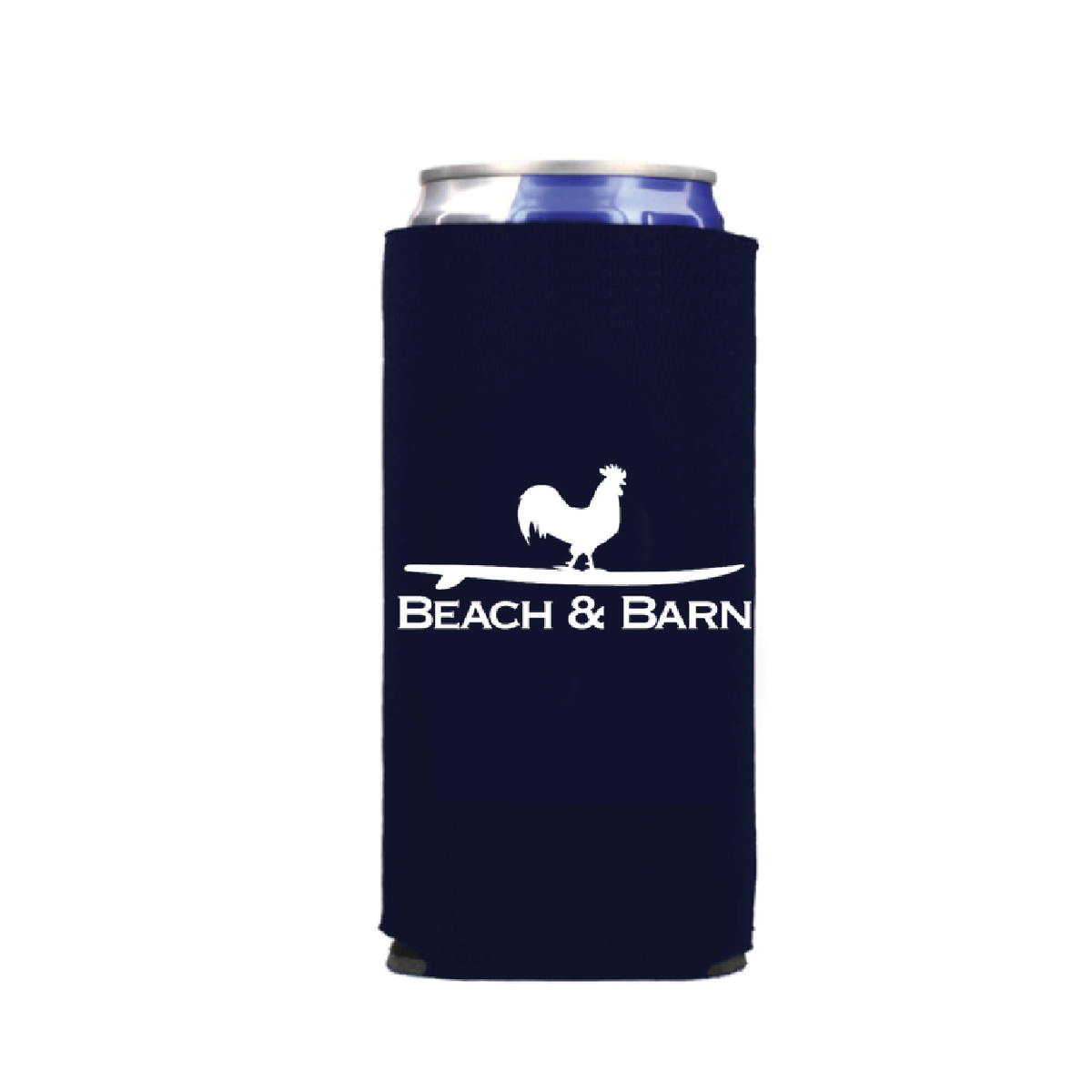 Slim Surfing Rooster Can Cooler