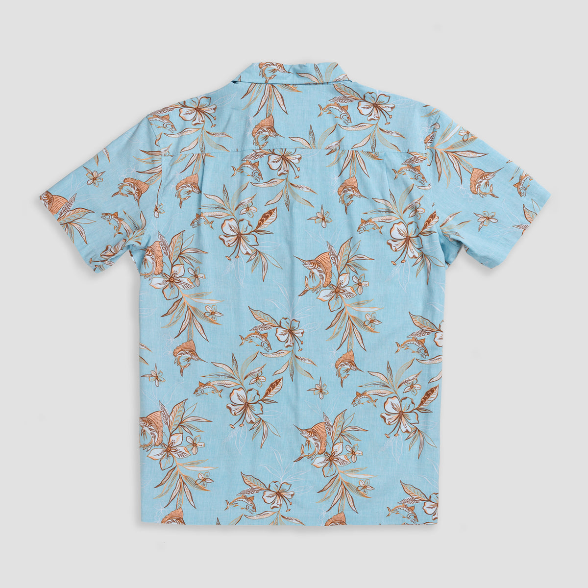 Flower & Fish Sport Shirt