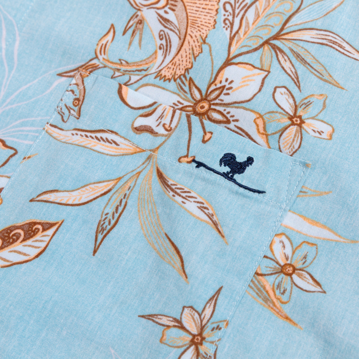 Flower & Fish Sport Shirt