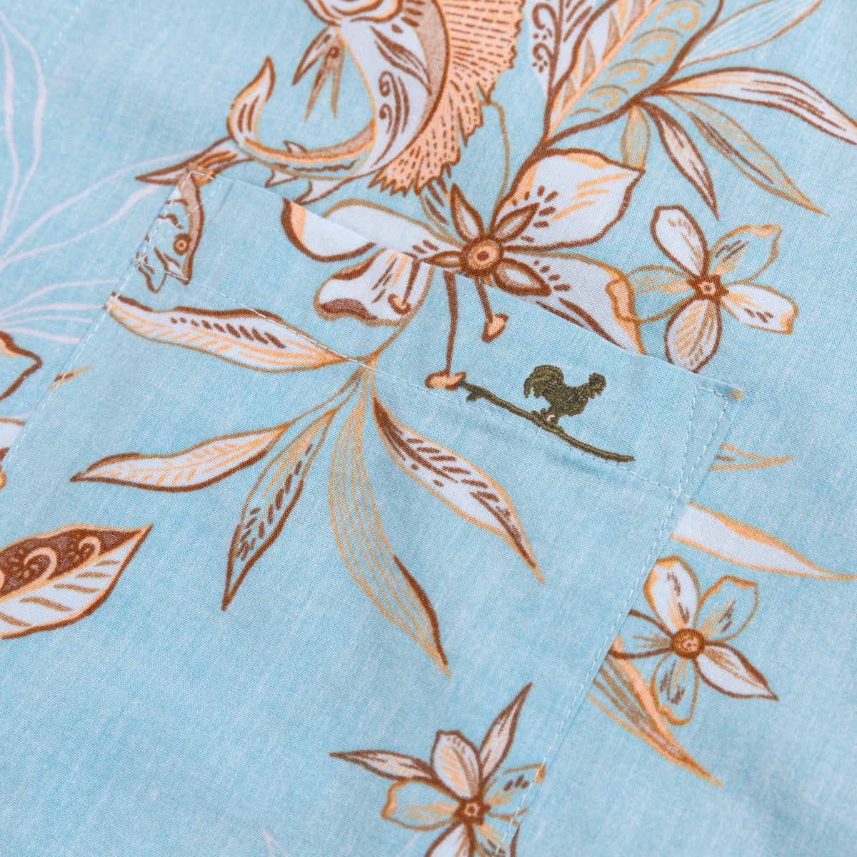 Flower & Fish Sport Shirt