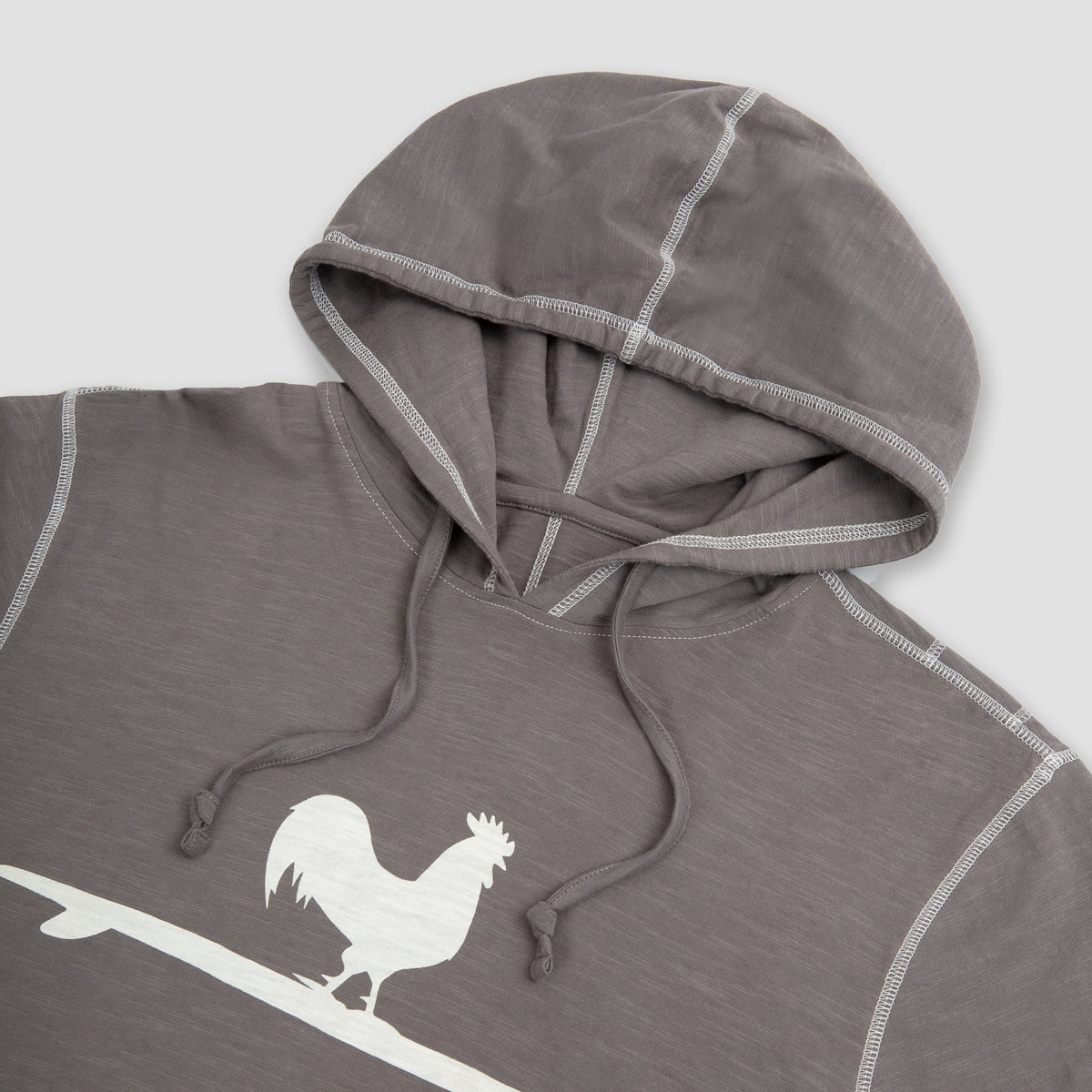 Oyster Shell Slub Hoodie