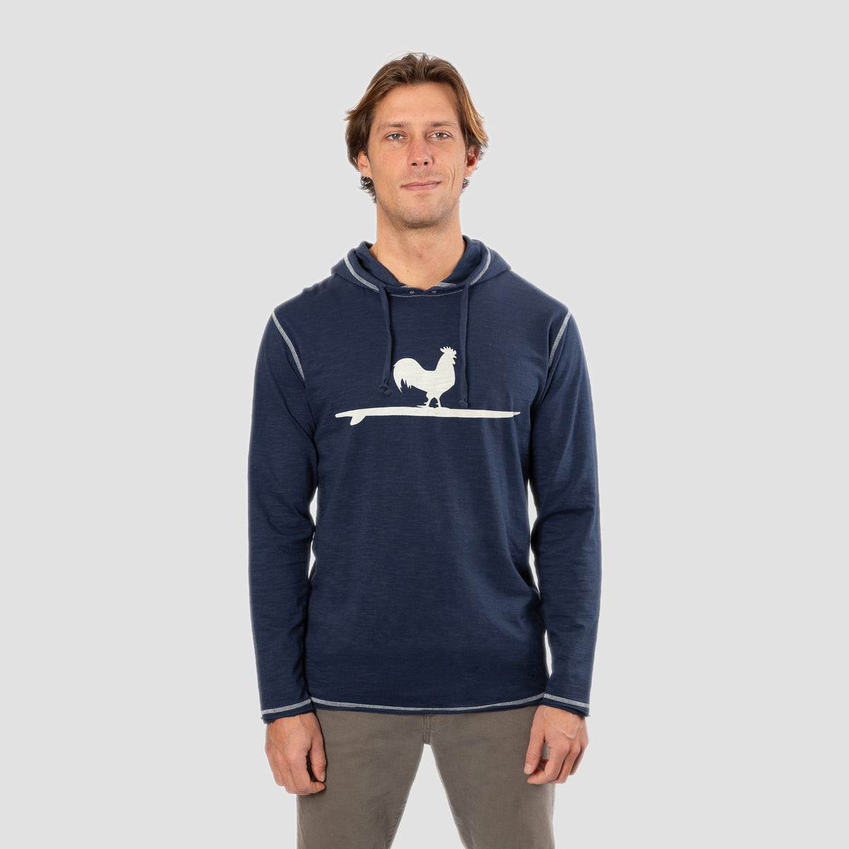 Oyster Shell Slub Hoodie