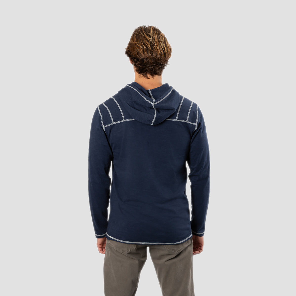 Oyster Shell Slub Hoodie