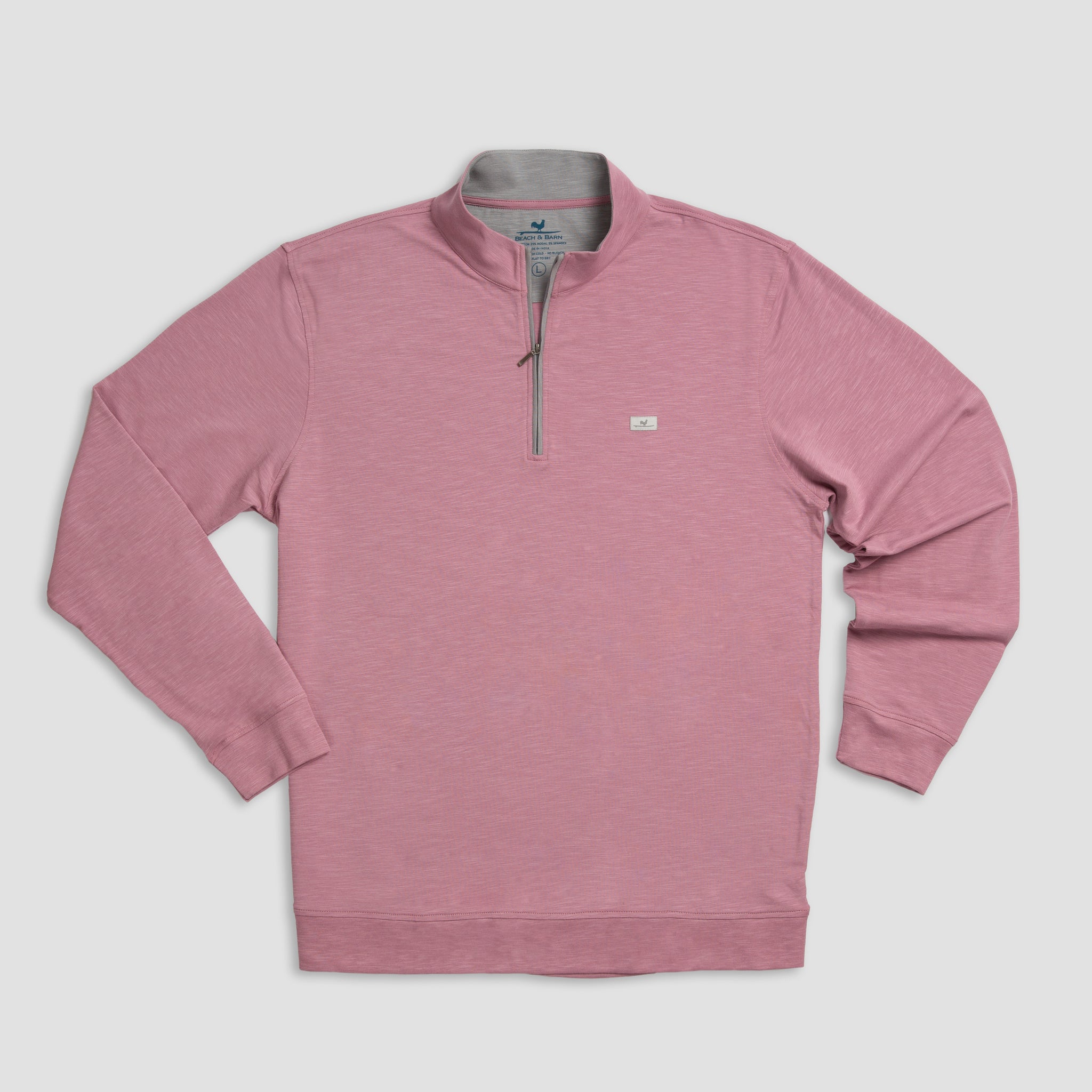 Lightweight 1/4 Zip with Stretch | Beach & Barn - Beach and Barn