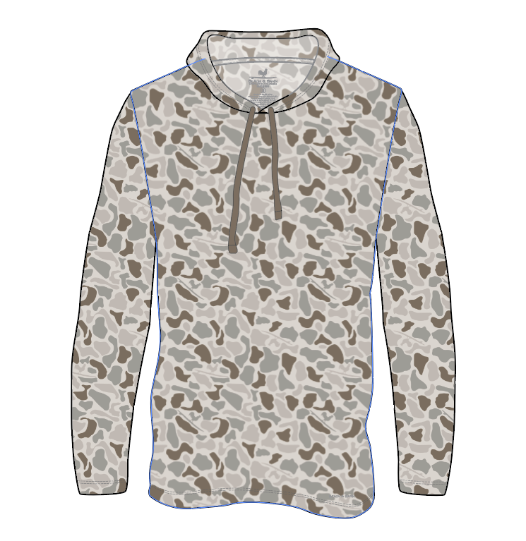 Woodlands Camo Hooded Tee