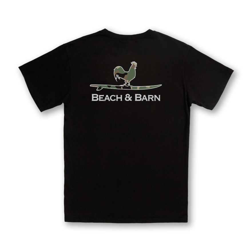 Surfing Rooster Camo Tee Shirt