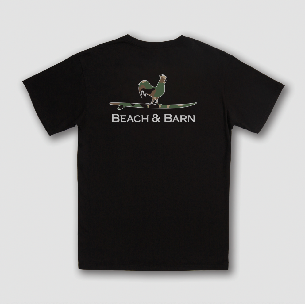 Surfing Rooster Camo Tee Shirt