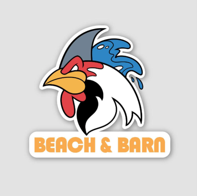 Rooster Fin Sticker