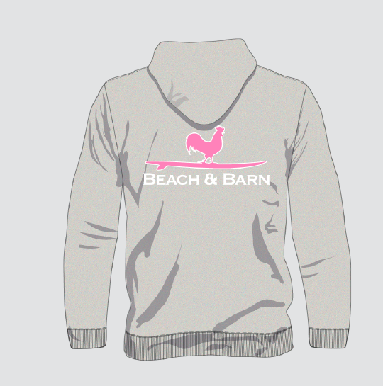 Surfing Rooster Hooded Sweatshirt