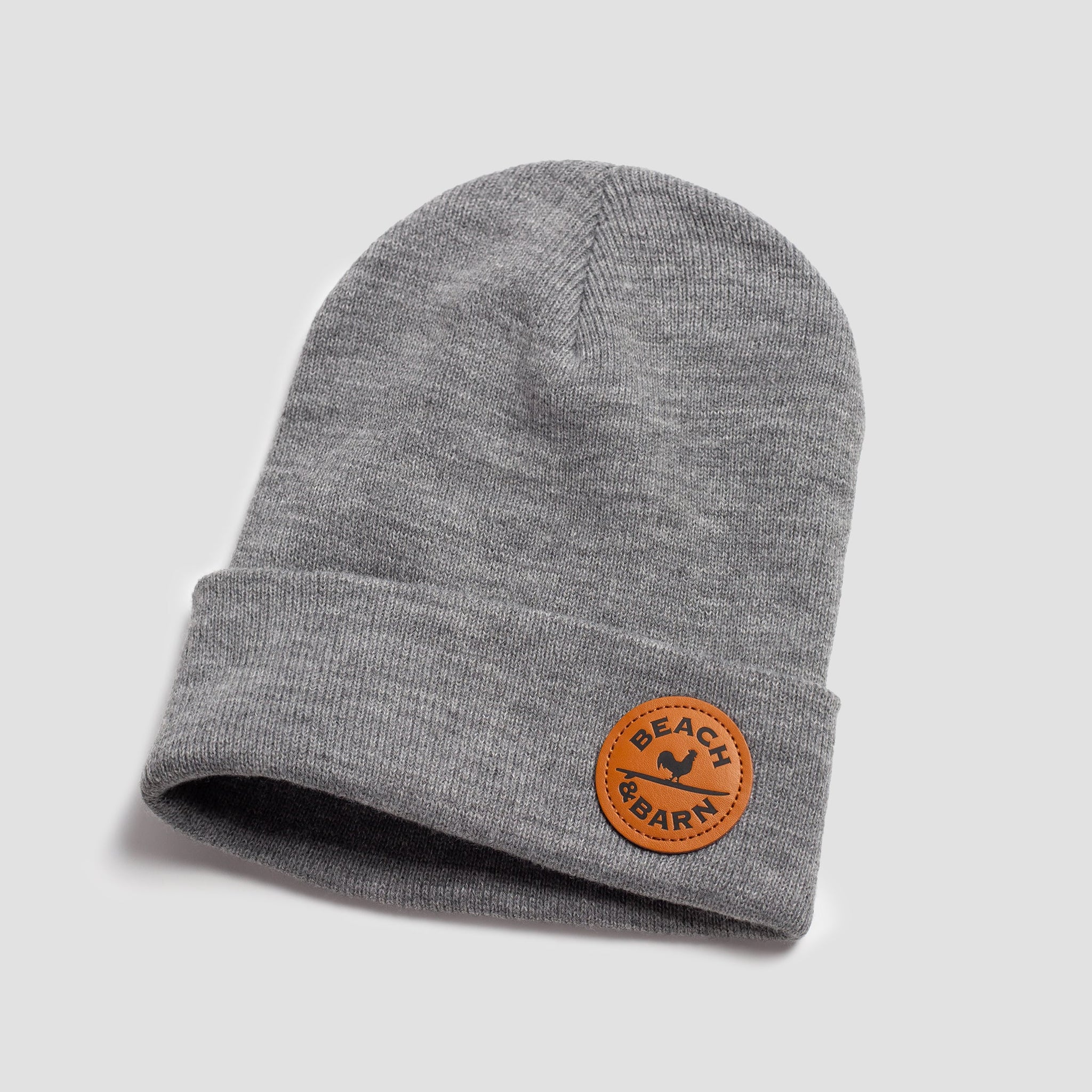 Leather Patch Beanie - 65 South