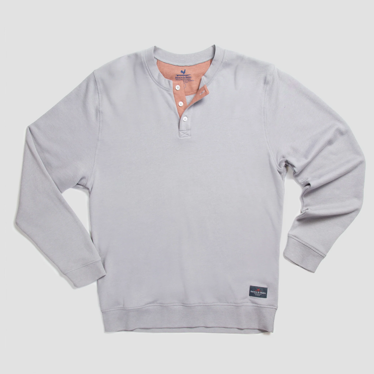 Brew Crew Henley Pullover Sweatshirt