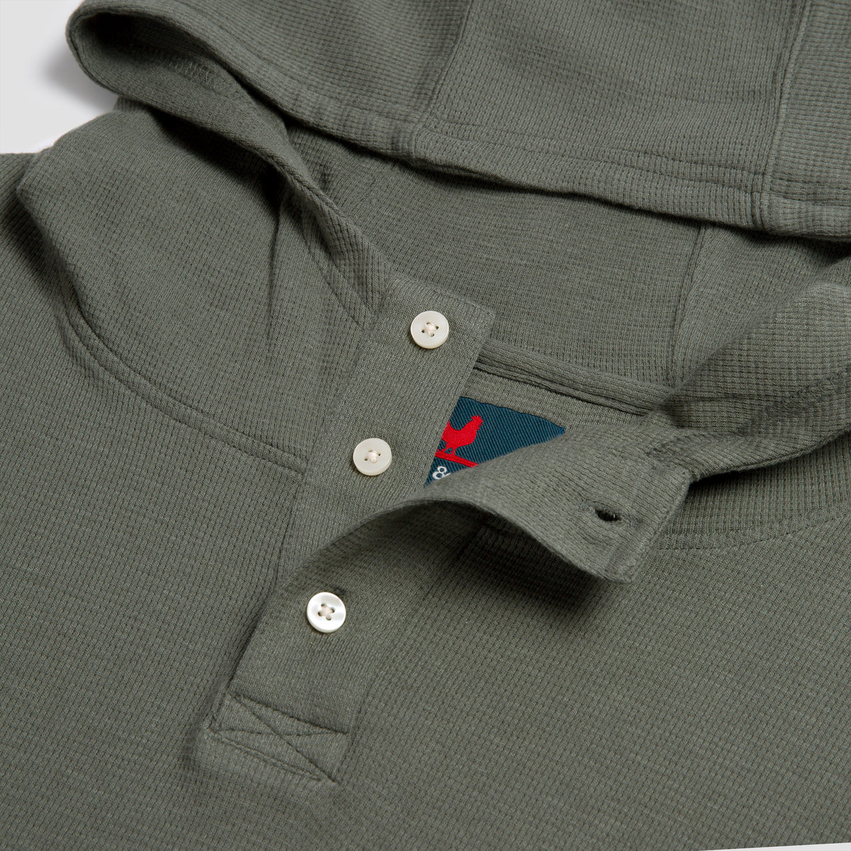 Chicken &amp; Waffles Henley Hoodie