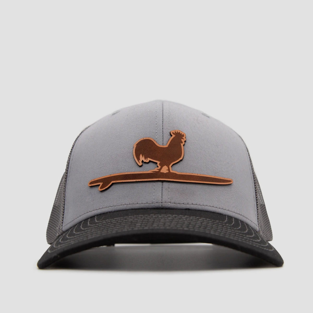 Sale - Etched Leather Snapback Hat