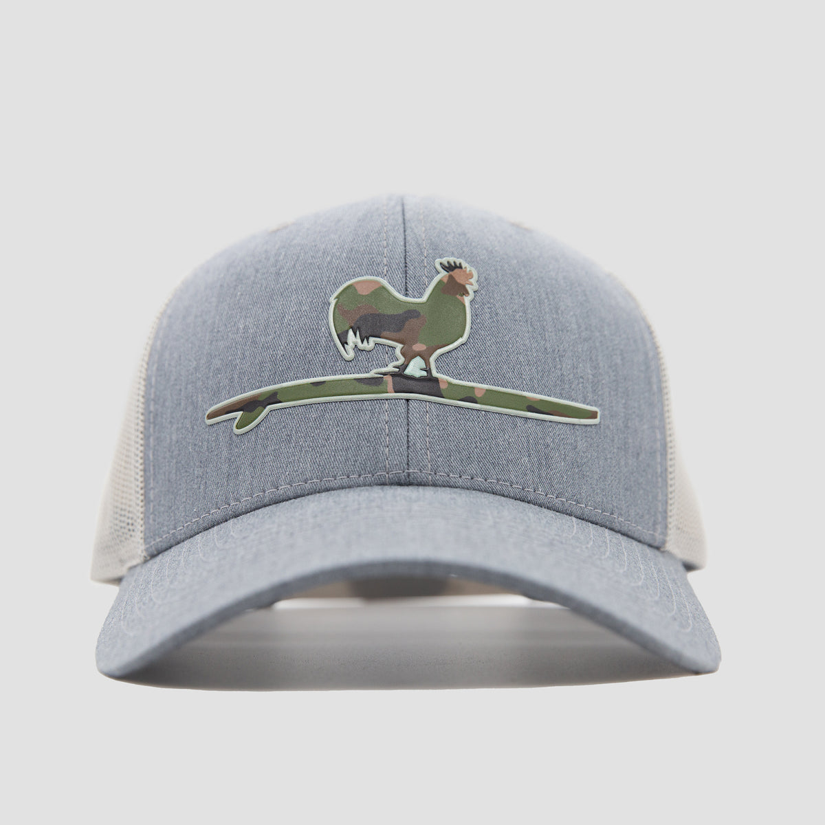 Surfing Rooster Camo Snapback Hat