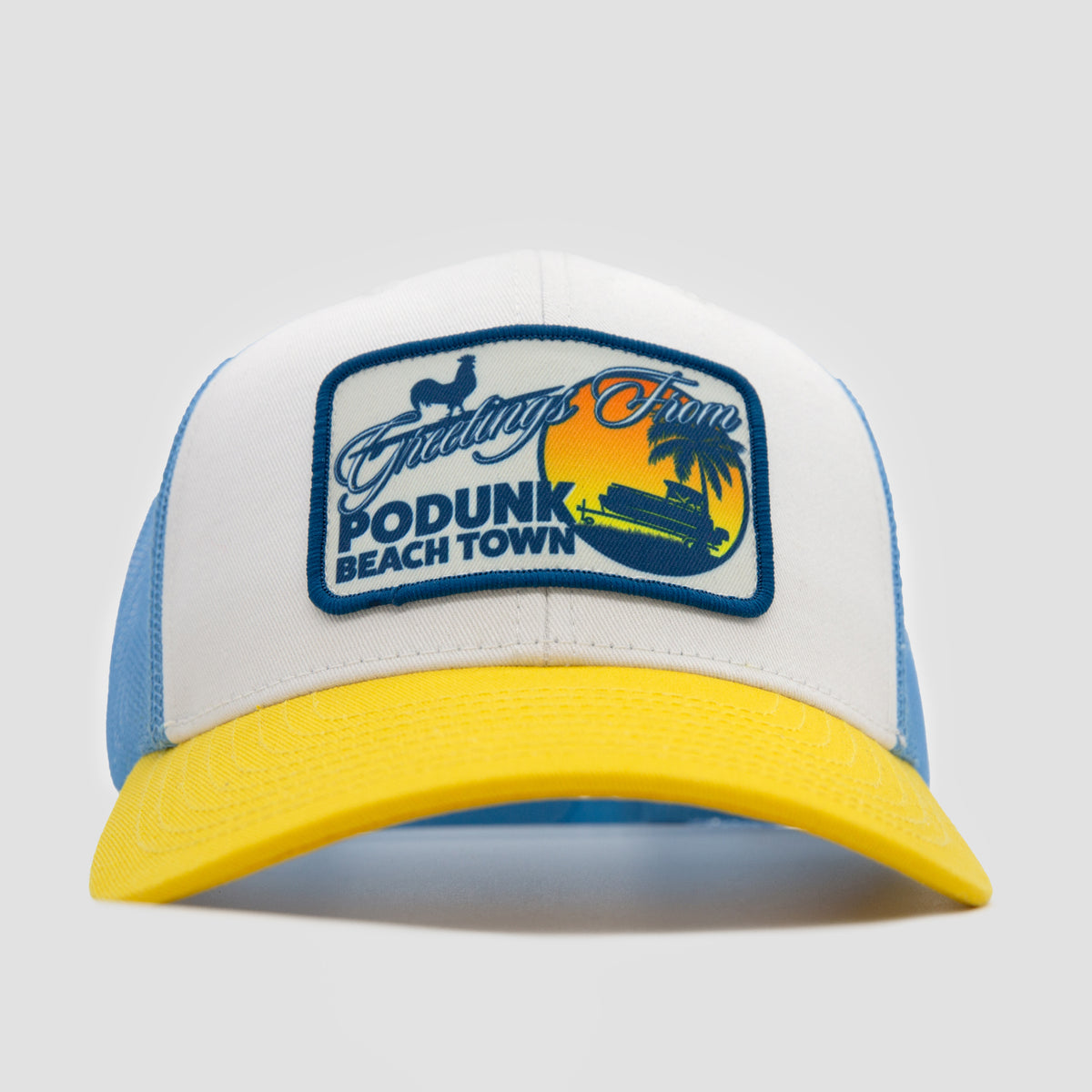 Surfing Rooster Camo Snapback Hat