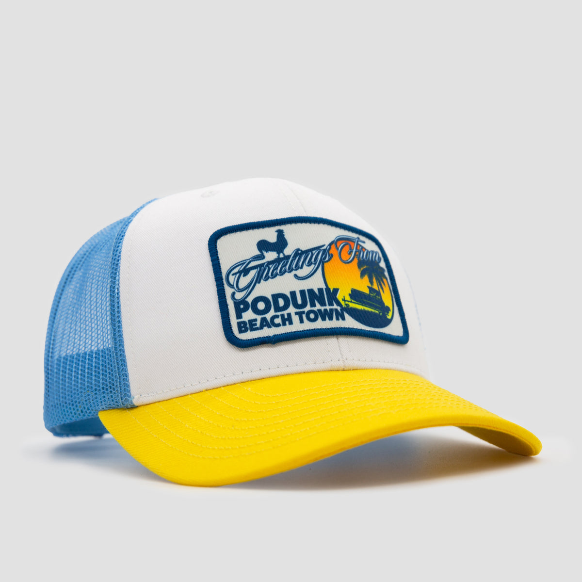 Surfing Rooster Camo Snapback Hat