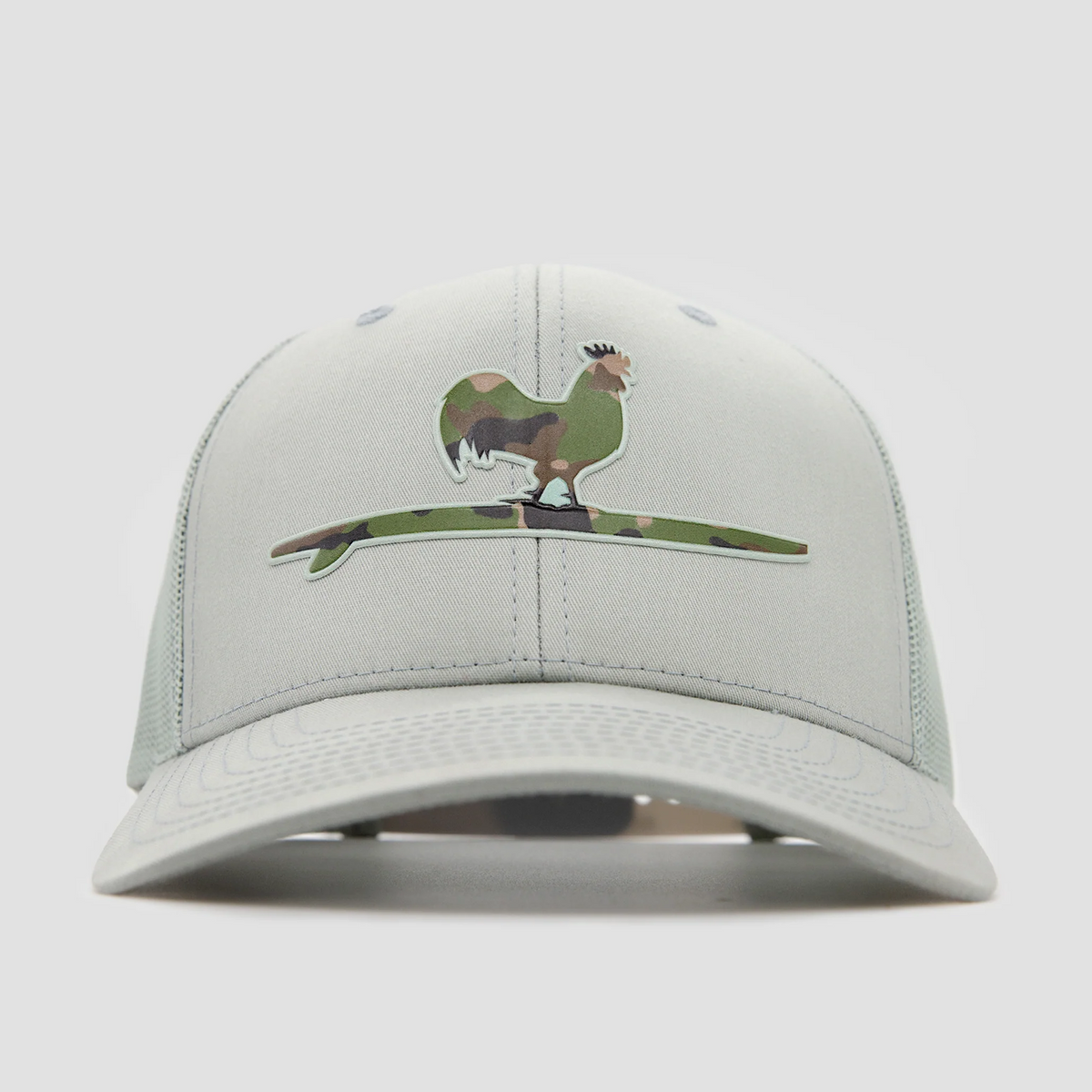 Surfing Rooster Camo Snapback Hat