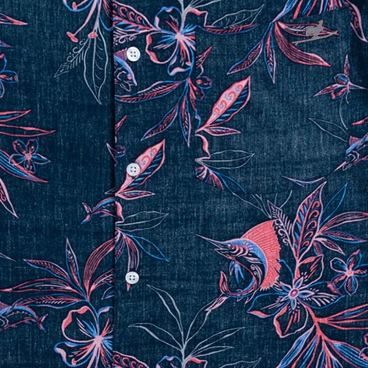 Flower & Fish Sport Shirt