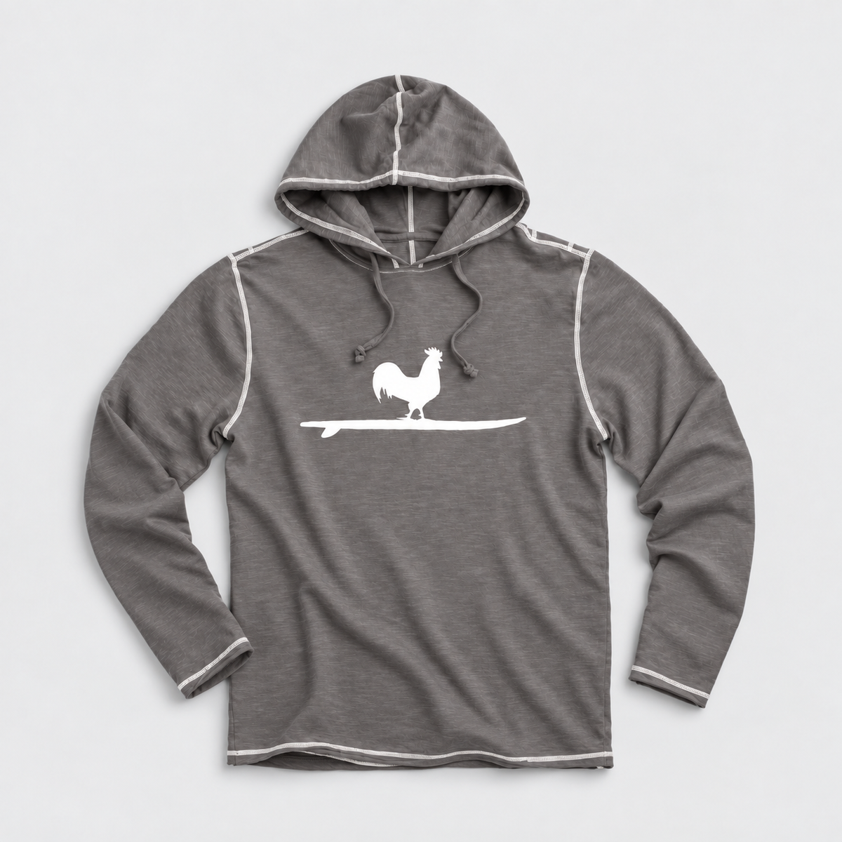 Oyster Shell Slub Hoodie