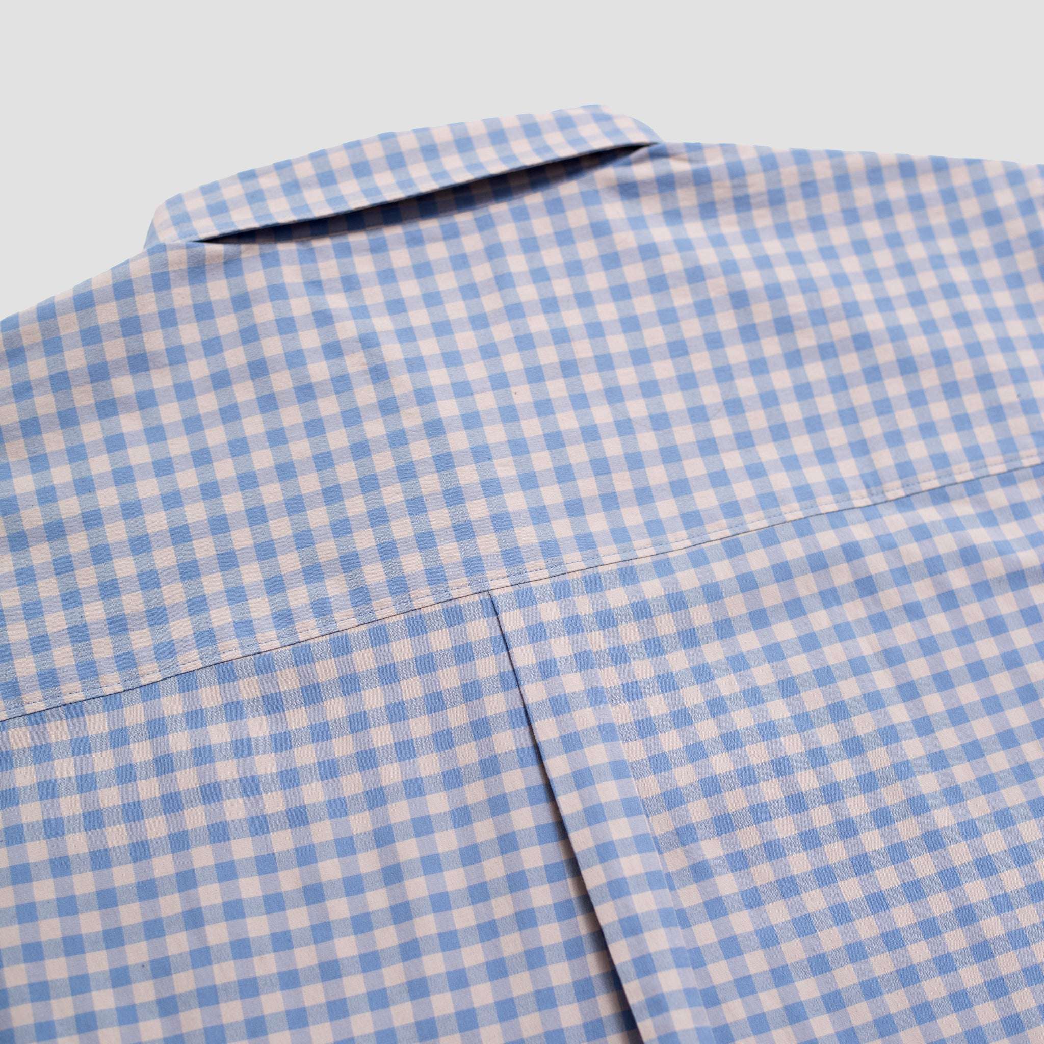 Light Grey Check Short Sleeve Button-Up Shirt | Beach & Barn - Beach and Barn Light Grey Check Short Sleeve Button-Up Shirt | Beach & Barn - Beach and Barn