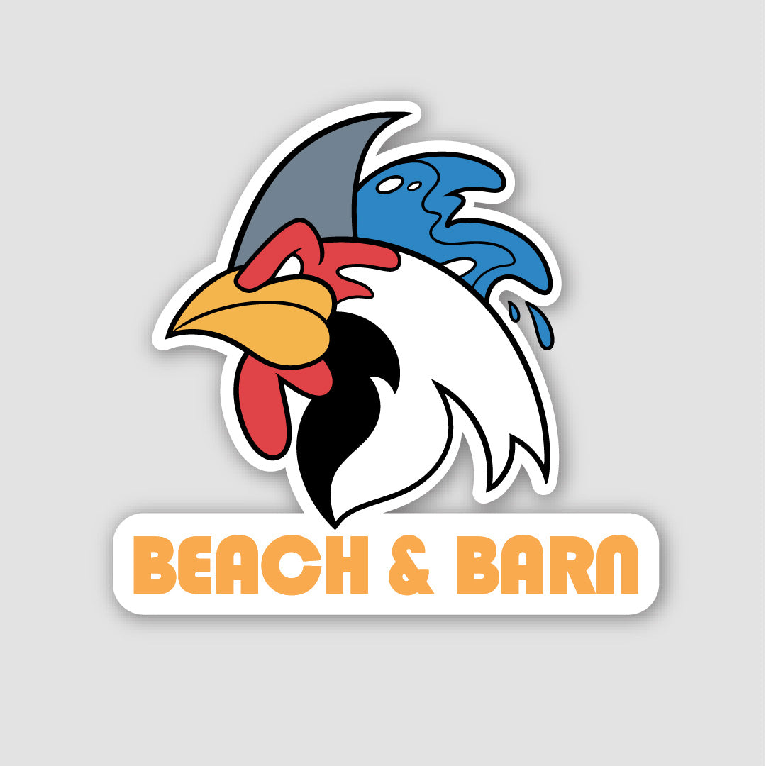 Rooster Fin Sticker